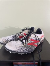 New Balance Men  s MD 500 Black White MMD500W5 Track And Field Spikes Size 12 US