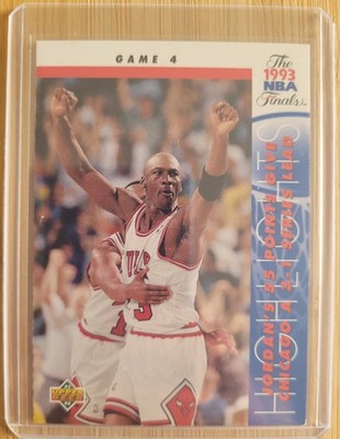 1993-94 Upper Deck Michael Jordan NBA Finals Highlights Game 4 #201 Bulls