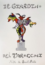 Niki de Saint Phalle - Tarot Card Poster - Tarots Garden - Large Size 67/97 cm