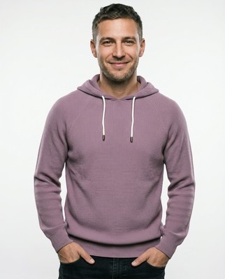 BRUNELLO CUCINELLI MEN'S ATHLETHIC STYLE KNIT FASHION HOODIE SWEATER MSRP $1535
