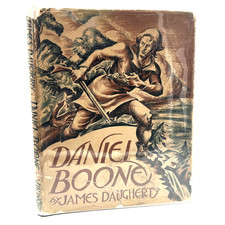 Daniel Boone James Daugherty 1939 First Edition Illustrated Hardcover DJ