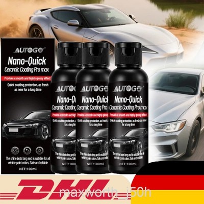 1~3x Nano-Quick Ceramic Coating Pro, Revolutionary Nano Spray for Car Detailing