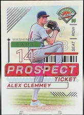 2024 Panini Prospect Edition - Alex Clemmey - #200 Prospect Ticket Holo