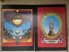 Full set Rick Griffin 1976 Roundhouse Exhibition Posters  + Catalogue EX/VG