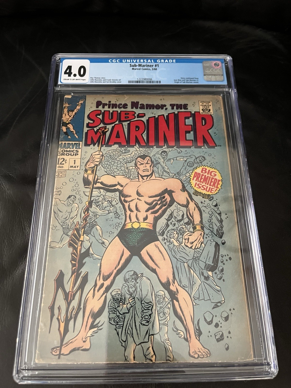 Sub-Mariner #1 (Marvel Comics mayo 1968) CGC 4,0