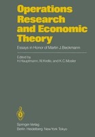 Operations Research And Economic Theory H. Hauptmann