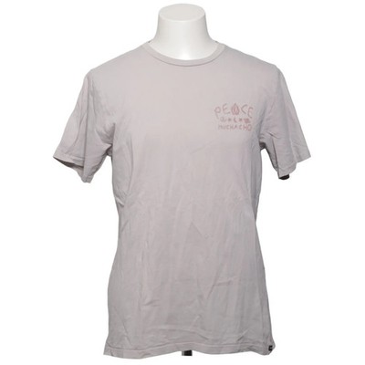Volcom, T-shirt, Größe: M, MODERN FIT, Grau, Baumwolle, Print, Herren #UOR