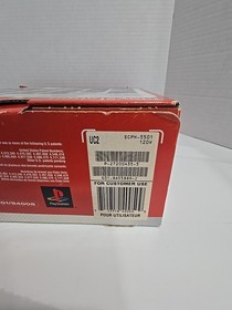 1997 Sony PlayStation PS1 SCPH-5501 Console CIB Serial # Matching Box NEAR MINT