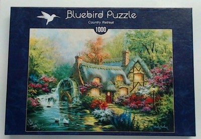 Bluebird Puzzle 1000 EL. Stary mÄÅ¡yn NAD rzekÄ [Puzzle]