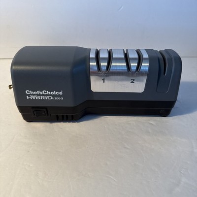 Chefs Choice Hybrid Diamond Hone Knife Sharpener Model 200-3 *Works*