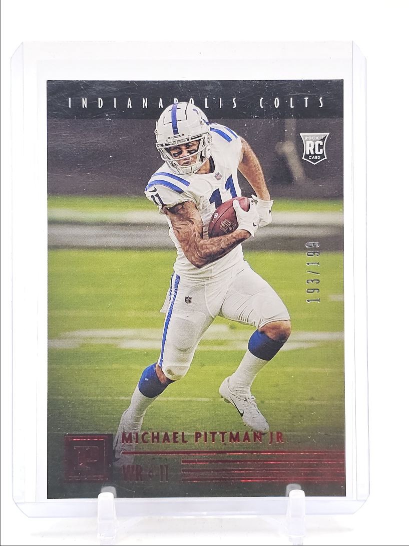Michael Pittman Jr. Panini Chronicles Panini #PA21 Red