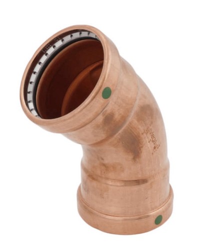 3" ProPress XL-C Copper 45 Elbow