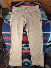 Carhartt Pants Mens 40x30 B324 FDK Relaxed Fit Beige Tan Carpenter Utility Work
