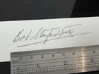 Bob Stanford-Tuck pencil signed Battle of Britain RAF WW2