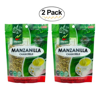 Te de Manzanilla 40g - Chamomile Loose Leaf Tea for  Digestive Support from Peru