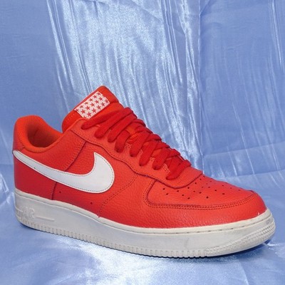 NIKE AIR FORCE 1 LOW TEAM ORANGE SNEAKER GR 46 SCHUHE AF1 SE DUNK HERREN RAR  A7