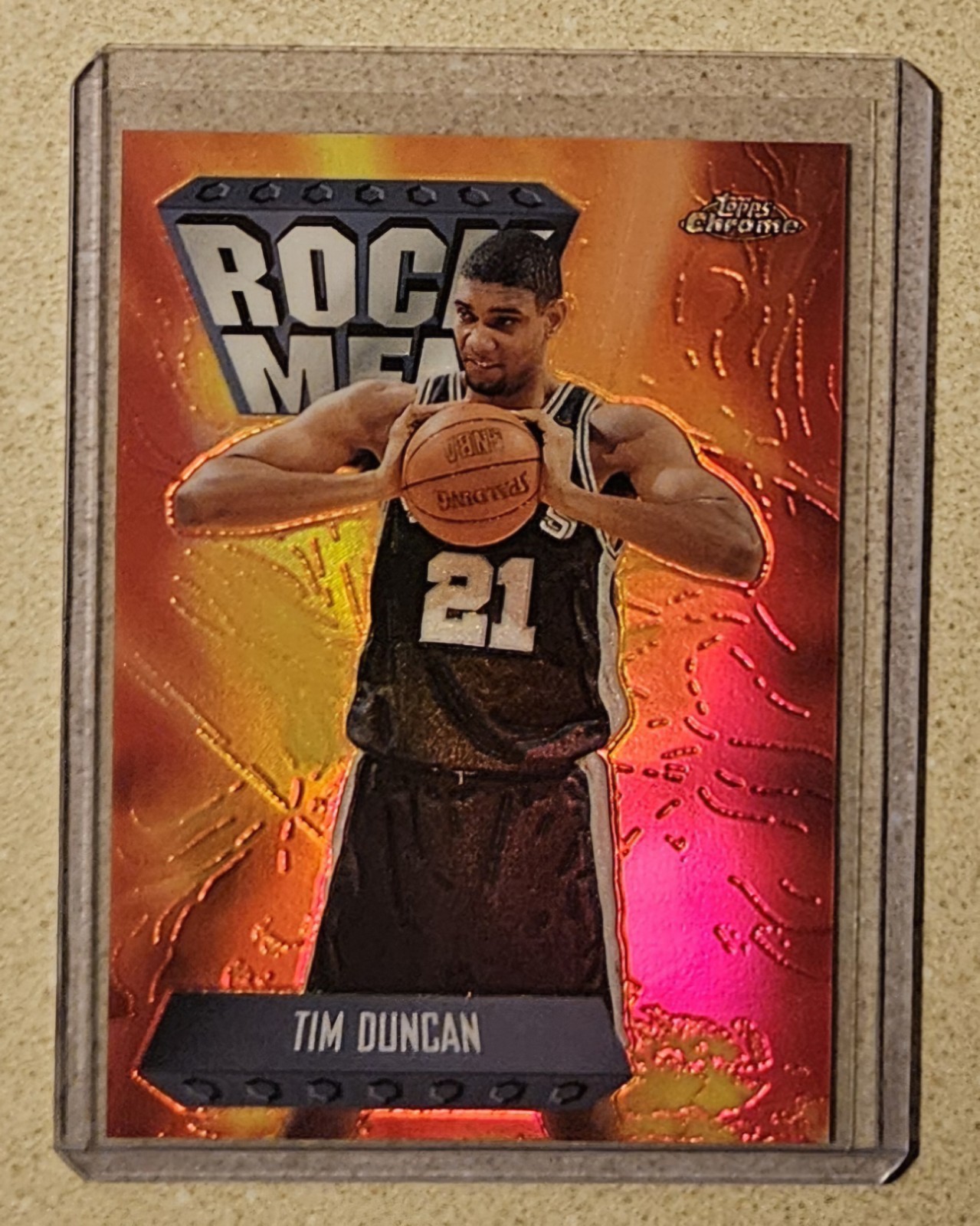 Tim Duncan 1998-99 Topps Chrome SP Season's Best Refractor Insert #17 - Spurs 🔥