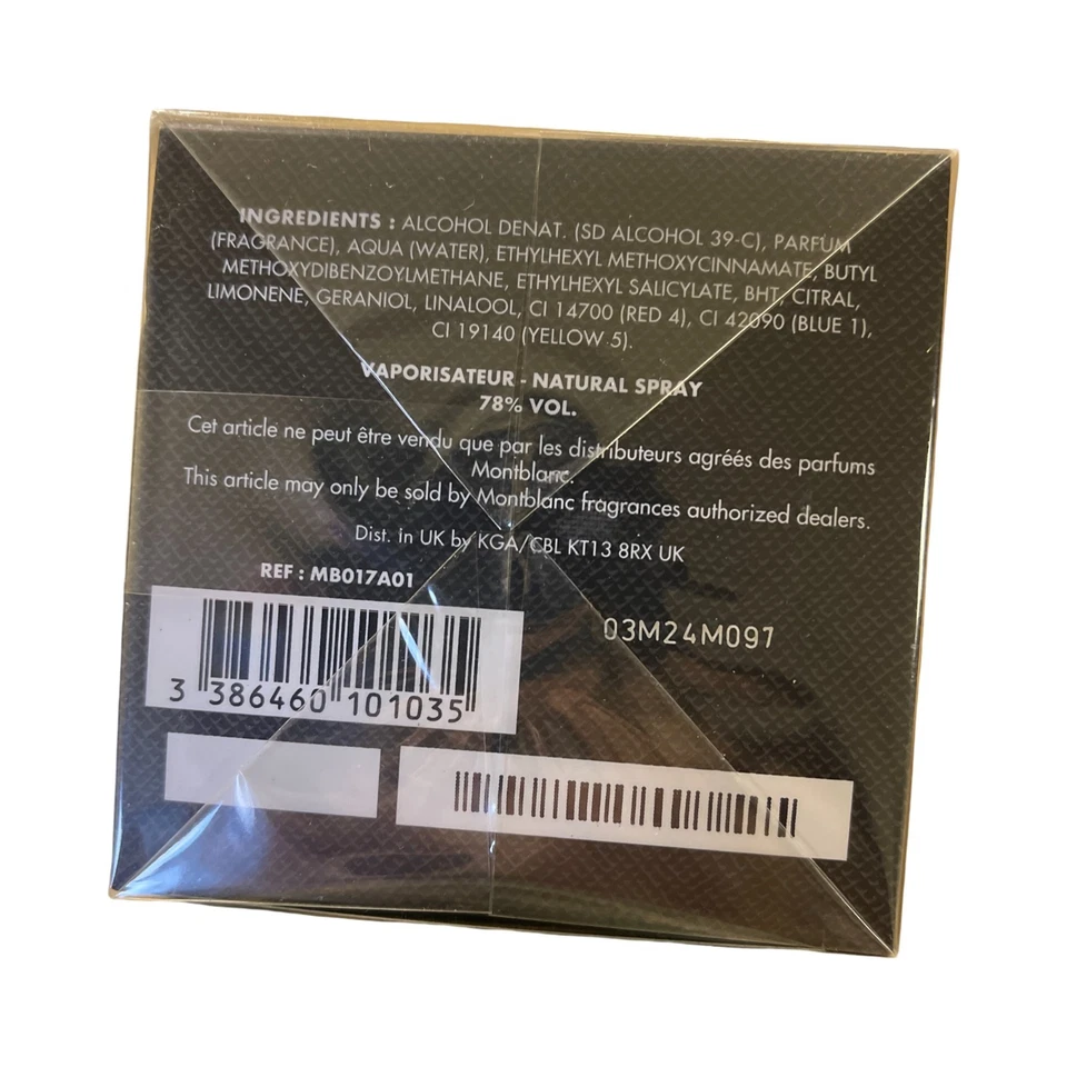 Nuevo MONTBLANC Explorer Colonia Eau de Parfum - Woody Leathery Aromatic 3.3oz Foto 2 de 4