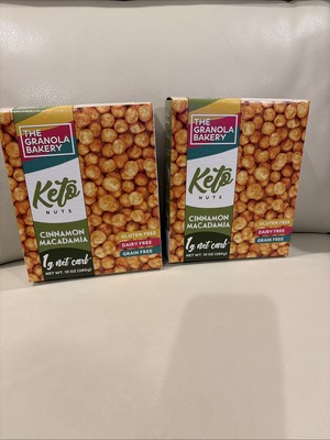 2 Pk TGB Cinnamon Macadamia Nuts | 1G Net Carb Keto Snack | Gluten Free Low Carb