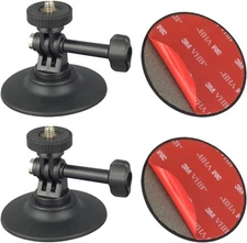2Pack Flexible Adhesive Mount Kit Helmet Camera Mount for insta360 X3 X4 GO One