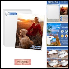 25 Pieces Self Seal Laminating Pouches 9x11.5 for Letter Size Card