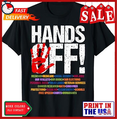 Hands Off Protest Social Security And Medicare Protest T-Shirt
