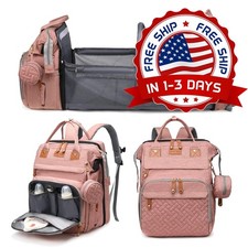 Mochilas Para Pa alera De Bebe Viaje Pa aleras Modernas Biberones, Rosas NEW US.