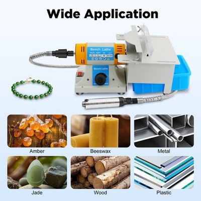 Gem Jade Grinding Machine Tabletop Saw Cutter Polisher Engraving Polishing Tool