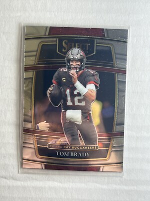 2021 Select Tom Brady card #1 Buccaneers Tampa Bay