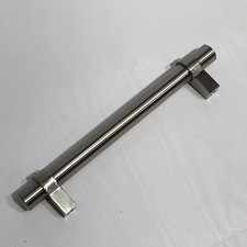 Richelieu Hardware 5016 Modern Metal Pull Brushed Nickel 3 1/32" Lot of 3 NIP