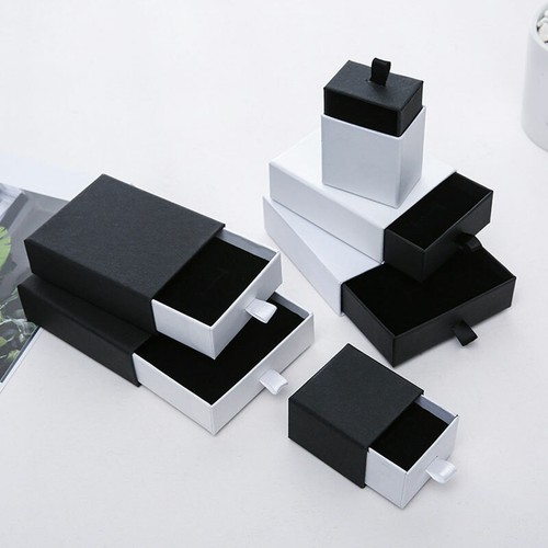 Gift Boxes Jewelry Earrings Necklace Bracelet Ring Drawer Box with foam Inner Ḛ - Picture 21 of 31
