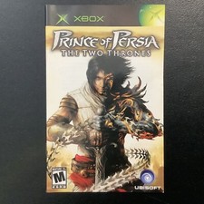 Prince of Perisa The Two Thrones Microsoft XBOX Instruction Manual Only