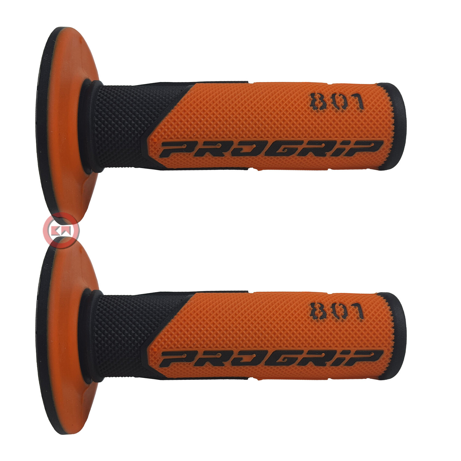COPPIA 2 MANOPOLE PROGRIP 801 ARANCIO D.22-25 UNIVERSALI CROSS MOTOCROSS