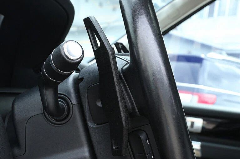 Palanca de cambios negra para volante Land Rover Discovery 4 2010-2016 Foto 2 de 4