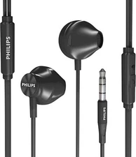 PHILIPS Wired Earbuds with Microphone Ergonomic Comfort-Fit in Ear Headphones 