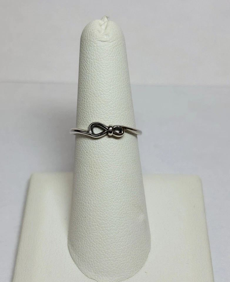 Pandora Sterling 925 Silver Infinity Symbol Ring Size 6 198898C00 - Image 4 of 4