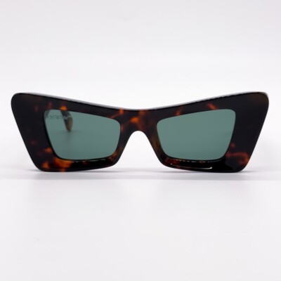 NEW OFF-WHITE CAT EYE SUNGLASSES ACCRA 055 HAVANA GREEN OFF-WHITE WOMEN EYEWEAR s-l400.jpg main image 2