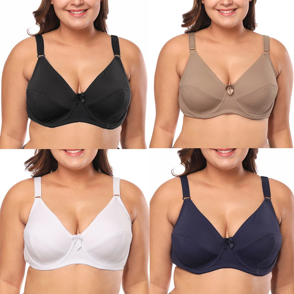 Bras For Women Underwired Firm Control Plus Size Large Full Cup