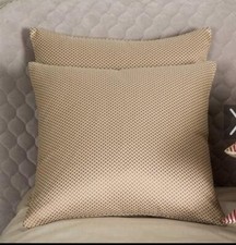 FRETTE Lux Jackson Cushion Sham Pillow Case 20 X 20 Beige Gold Giallo Acido