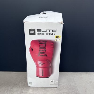 Everlast Pro Styling Elite Training Boxhandschuhe rot schwarz 12oz Neu!