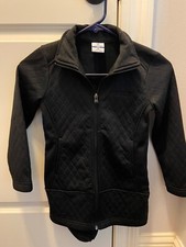 NWOT Magellan Outdoors Jacket Black XS Girls 6-7 Zip up 100 polyester