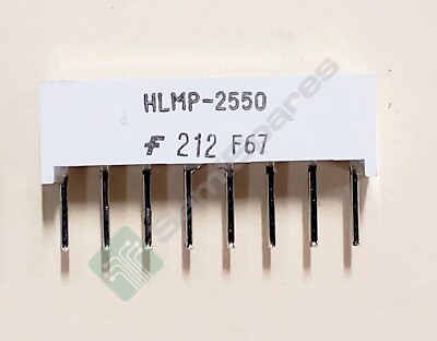 ONSEMI HLMP2550 LED LGT BAR 19.05X3.81MM GRN, 20 pcs.