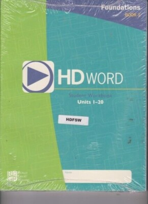 Really Great Reading HD Word Student Wkbook Set Foundations Gr 2-5 HDFSW (5 pk)