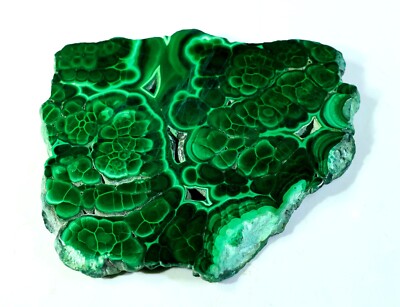 354 CT NATURAL FLOWER PLUME MALACHITE POLISH SLAB TILE UNTREATED GEMSTONE MJ-841