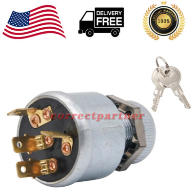 For EZGO Golf Cart Key Ignition Switch 4 Terminal 81 Gas Electric 33639-G01 USA For EZGO Golf Cart Key Ignition Switch 4 Terminal 81 Gas Electric 33639-G01 USA