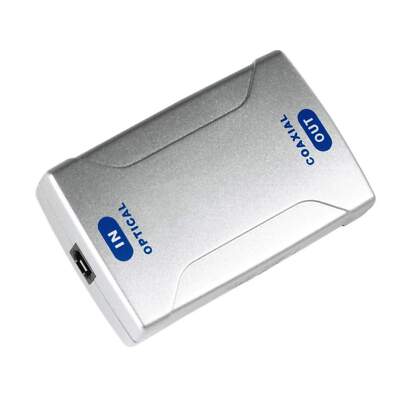 Hama Audio Konverter Toslink zu Digital Koax Adapter Optisch auf Koaxial Cinch
