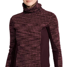 Nike Women's Pro Hyperwarm Pullover, Burgundy Crush