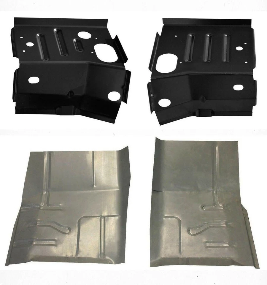 Cab Corner Rocker Panel Floor Pan Cab Support Kit for 1980-97 Ford F Pickup 8PCS - Imagem 3 de 4