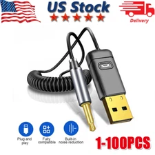 Wireless USB Bluetooth 5.0 Audio Transmitter Receiver Adapter For PC TV Car LOT