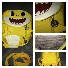 Mila Iduo Baby Child Toddler Strap Anti Lost Leash Walking Yellow Shark Backpack